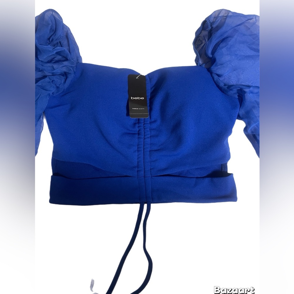 Crop top blue